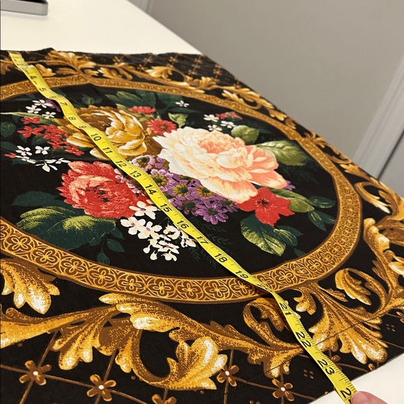 🌹One Standard size Sham cameo black and gold and floral frame design NWOT🌹 - Picture 9 of 10